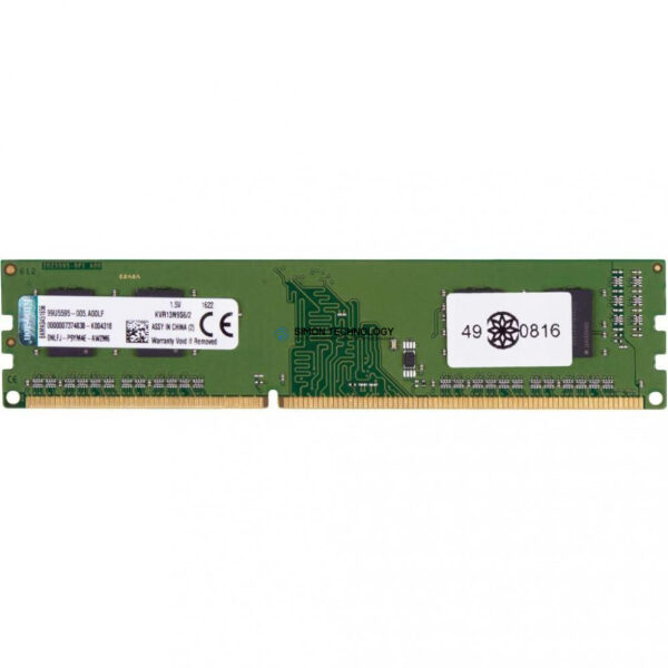 Оперативная память Kingston KINGSTON 2GB (1*2GB) PC3-10600 DDR3-1333MHZ NON-ECC CL9 DIMM (KVR13N9S6/2G)