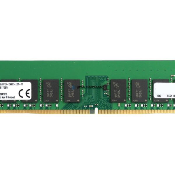 Оперативная память Kingston KINGSTON 8GB (1*8GB) 1RX8 PC4-19200T-E DDR4-2400MHZ 1.2V DIMM (KVR24E17S8/8)