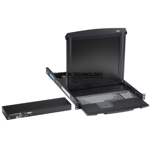 Black Box Black Box 19IN 1U LCD Tray 1 VGA.USB/PS2 w/ IP (KVT419A-1IP)