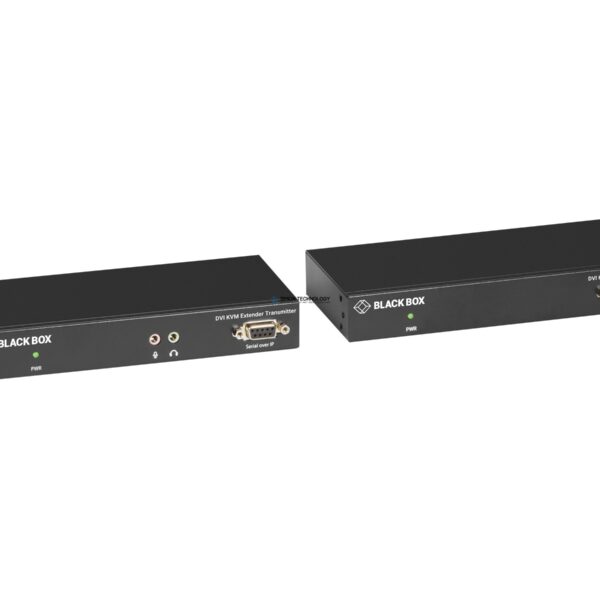 Black Box KVX Series Fiber KVM Extender SH TX+RX (KVXLCDPF-100)