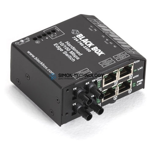 Black Box DrX 100 Edge Switch Hardened - 24 VDC (LBH150A-H-ST-24)