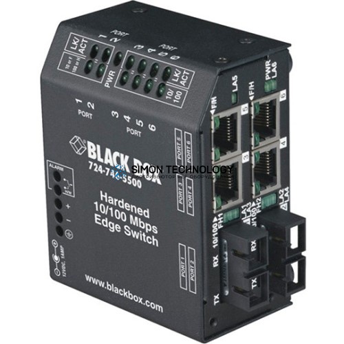 Black Box DrX 100 Edge Switch Hardened - 100-240 VAC (LBH240AE-H-SSC)