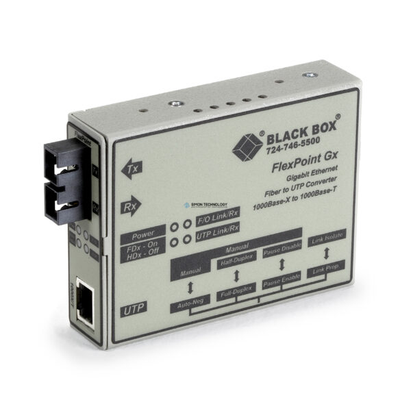 Адаптер Black Box Black Box FLEXPOINT GX. Gigabit Media ConVerter (LMC1004A-R3)