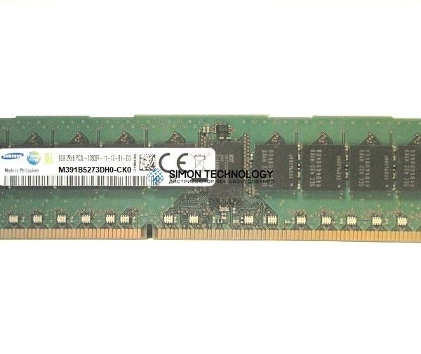 Оперативная память Samsung SAMSUNG 4GB (1*4GB) 2RX8 PC3-12800E DDR3-1600MHZ MEMORY DIMM (M391B5273DH0-CK0)
