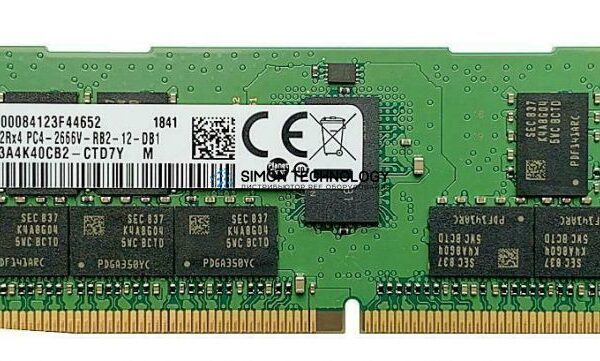 Оперативная память Samsung ORTIAL 32GB (1*32GB) 2RX4 PC4-21300V-R DDR4-2666MHZ RDIMM (M393A4K40CB2-CTD-OT)