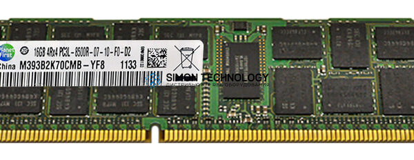 Оперативная память Samsung SAMSUNG 16GB (1X16GB) 4RX4 PC3L-8500R DDR3-1066MHZ MEMORY KIT (M393B2K70CMB-YF8)