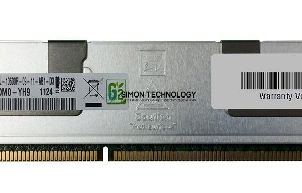 Оперативная память Samsung SAMSUNG 16GB (1X16GB) 4RX4 PC3L-10600R DDR3-1333MHZ MEMORY KIT (M393B2K70DM0-YH9)