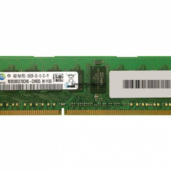 Оперативная память Samsung SAMSUNG 4GB (1*4GB) 1RX4 PC3-10600R-09 DDR3-1333MHZ MEMORY DIMM (M393B5270CH0-CH9)
