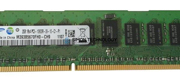 Оперативная память Samsung SAMSUNG 2GB (1*2GB) 1RX4 PC3-10600R DDR3-1333MHZ RDIMM (M393B5670FH0-CH9)