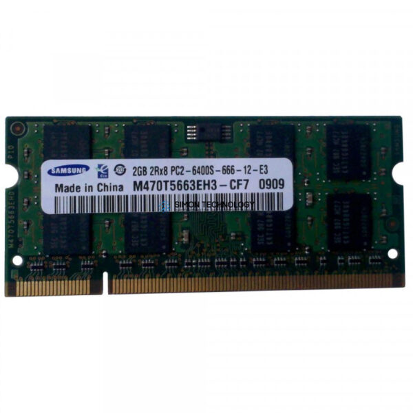 Оперативная память Samsung SAMSUNG 2GB 2RX8 PC2-6400S DDR2 LAPTOP MEMORY (M470T5663EH3-CF7)
