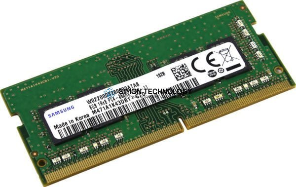 Оперативная память Samsung SAMSUNG 8GB (1*8GB) 1RX8 PC4-21300V-S DDR4-2666MHZ SODIMM (M471A1K43DB1-CTD)