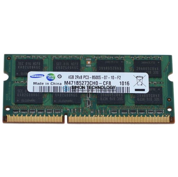 Оперативная память Samsung SAMSUNG 4GB (1*4GB) 2RX8 PC3-8500S DDR3-1066MHZ 1.5V SODIMM (M471B5273CH0-CF8)