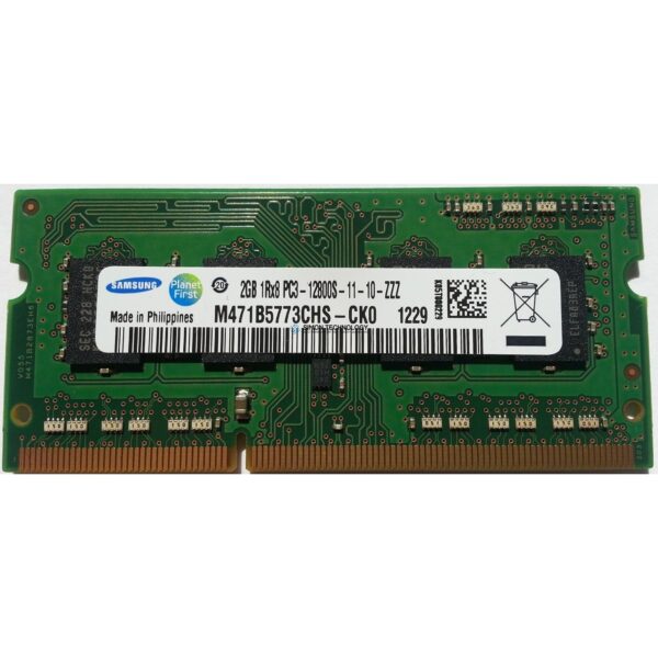 Оперативная память Samsung SAMSUNG 2GB (1*2GB) 1RX8 PC3-12800S DDR3-1600MHZ SODIMM (M471B5773CHS-CK0)