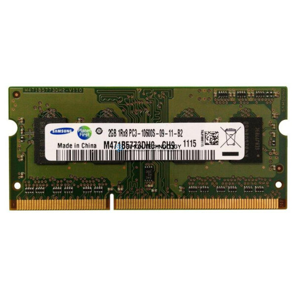 Оперативная память Samsung SAMSUNG 2GB (1*2GB) 1RX8 PC3-10600S DDR3-1333MHZ SODIMM (M471B5773DH0-CH9)