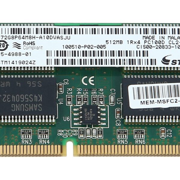 Оперативная память Cisco Cisco RF Catalyst 6500 512MBDRAM MSFC2 or SUP720 (MEM-MSFC2-512MB-RF)