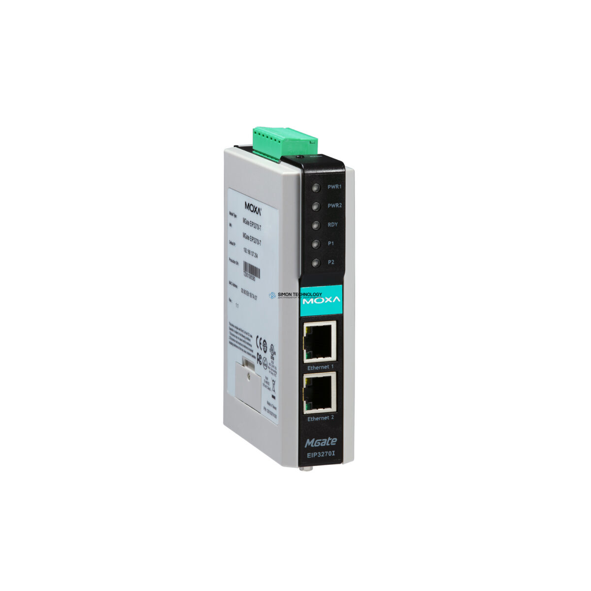 Moxa Df1 Gateway. 1 Port Rs-232/422/485 (MGate EIP3170)