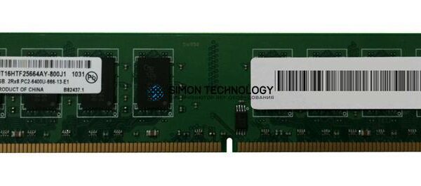 Оперативная память Micron MICRON 2GB (1*2GB) 2RX8 PC2-6400U DDR2-800MHZ UDIMM (MT16HTF25664AY-800J1)