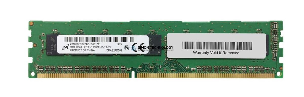 Оперативная память Micron IBM 8GB PC3-12800E 1600MHz DDR3 (MT18KSF1G72AZ-1G6E1)
