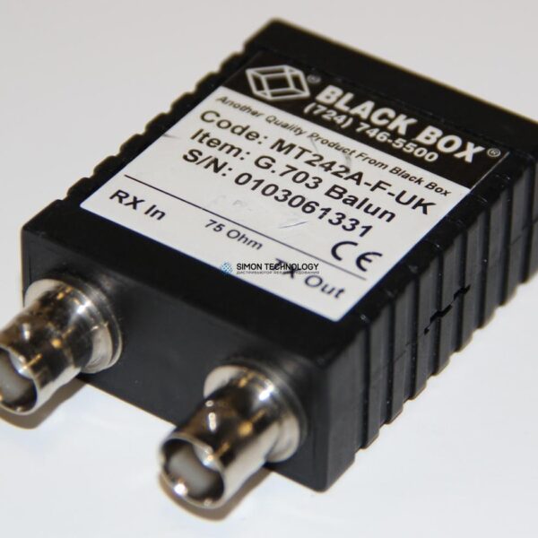 Адаптер Black Box Black Box G.703 75-120 Adapter (F) UK USE (MT242A-F-UK)