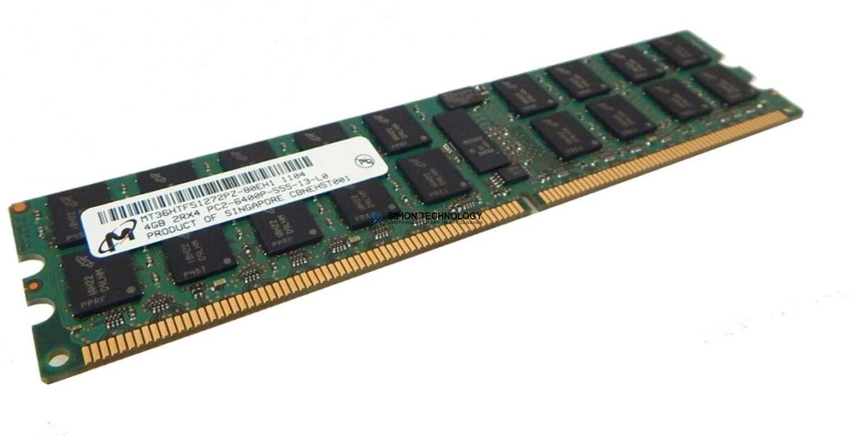 Оперативная память Micron MICRON 4GB (1*4GB) 2RX4 PC2-5300P DDR2-667MHZ RDIMM (MT36HTF51272PZ-667)