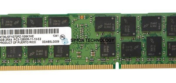Оперативная память Micron MICRON 8GB (1X8GB) 2RX4 PC3-12800R MEMORY KIT (MT36JSF1G72PZ-1G6)