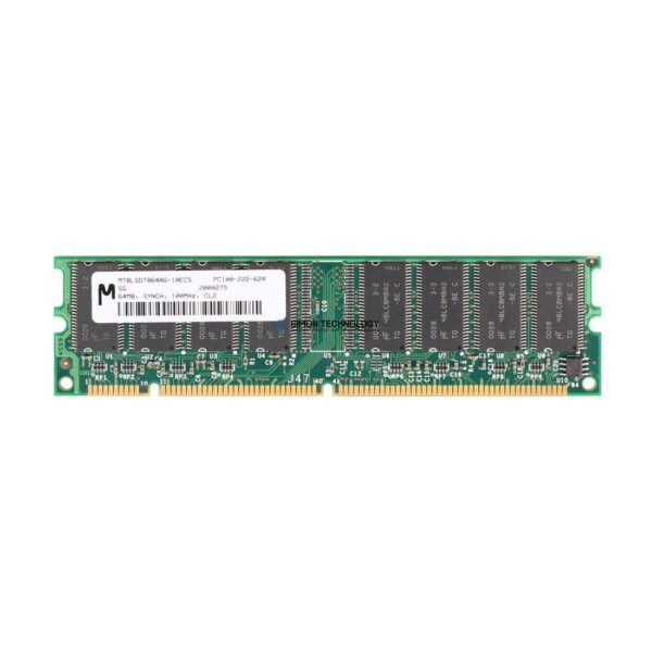 Оперативная память Micron MICRON 64MB 100MHZ CL2 168-PIN NP SDRAM DIMM (MT8LSDT864AG-10E)