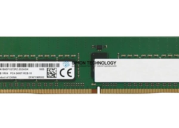 Оперативная память Micron MICRON 8GB (1*8GB) 1RX4 PC4-19200T-R DDR4-2400MHZ RDIMM (MTA18ASF1G72PZ-2G3A3)