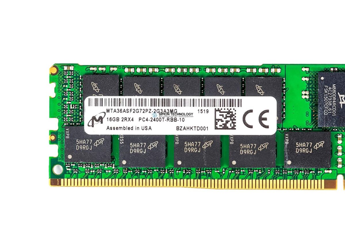 Оперативная память Micron MICRON 16GB (1*16GB) 2RX4 PC4-19200T DDR4-19200MHZ MEMORY KIT (MTA36ASF2G72PZ-2G3A3)