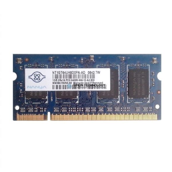 Оперативная память Nanya NANYA 1GB (1*1GB) 2RX16 PC2-5300S DDR2-677MHZ SODIMM (NT1GT64UH8D0FN)