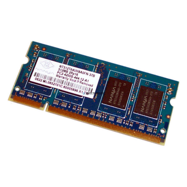 Оперативная память Nanya NANYA 512MB PC2-4200 SODIMM 2RX16 (NT512T64UH8A0FN-37B)