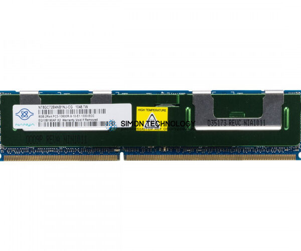 Оперативная память Nanya NANYA 8GB (1*8GB) PC3-10600R DDR3-1033 2RX4 ECC MEMORY DIMM (NT8GC72B4NB1NJ-CG)