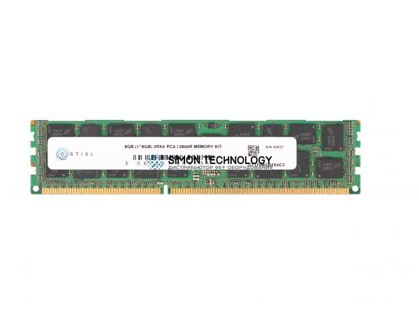 Оперативная память Ortial 8GB (1X8GB) 2RX4 PC3-12800R DDR3-1600MHZ MEM DIMM (OT1F08GB2X4C3)