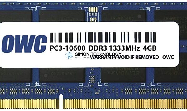 Оперативная память OWC 4GB (1*4GB) PC3-10600S DDR3-1333MHZ SODIMM (OWC1333DDR3S4GB)