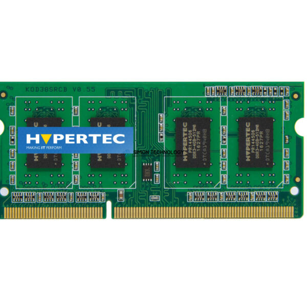 Оперативная память Hypertec HYPERTEC 4GB (1*4GB) PC3-12800S DDR3-1600MHZ SODIMM (PA5104U-1M4G-HY)