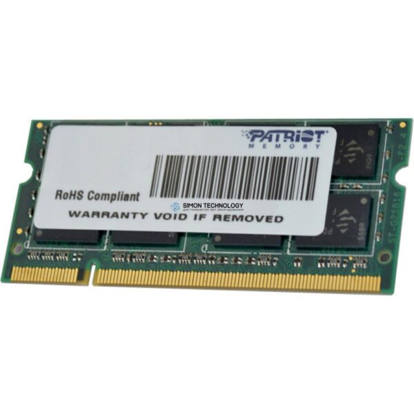 Оперативная память Patriot 4GB (1*4GB) PC3-10600S DDR3-1333MHZ SODIMM (PSD34G13332S)