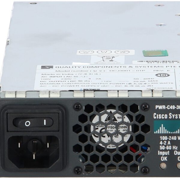 Блок питания Cisco Cisco RF Cat4948 300-Watt AC Power Supply (Spare) (PWR-C49-300AC-RF)