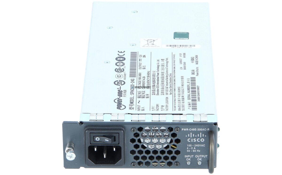 Блок питания Cisco Cisco RF Catalyst 4948E 300WAC power supply (PWR-C49E-300AC-R-RF)