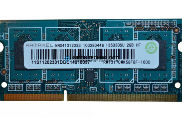 Оперативная память Ramaxel 4GB (1*4GB) 1RX8 PC3L-12800S DDR3-1600MHZ SODIMM (RMT3170MK58F8F-1600)