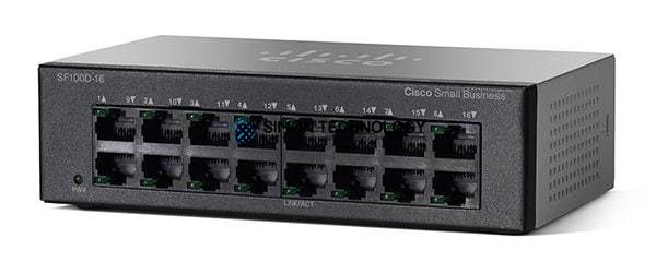 Cisco Cisco RF SF100D-16P 16-Port 10/100 PoE Desktop (SF100D-16P-EU-RF)