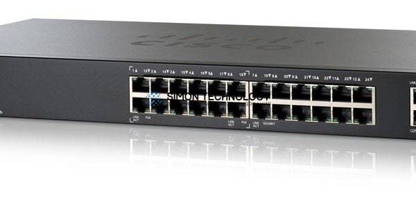 Cisco Cisco Switch Small Business 24x 100Mbit PoE 2x RJ45 2x SFP 1GbE - (SF200-24P)