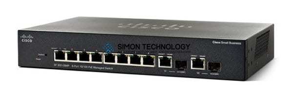 Cisco Cisco RF SF302-08MPP 8port10/100 Max PoE+Managed (SF302-08MPP-K9-UK-RF)