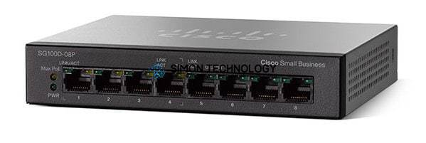 Cisco Cisco RF SG110D-08HP 8-Port PoE Gigabit Desktop SW (SG110D-08HP-UK-RF)