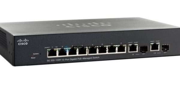 Cisco Cisco WS SG300-10PP 10-port Gigabit PoE+ Managed S (SG300-10PP-K9-EU)