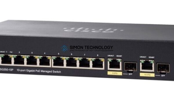 Cisco CISCO Cisco Excess - 10-Port Gigabit PoE Managed Switch (SG350-10P-K9)