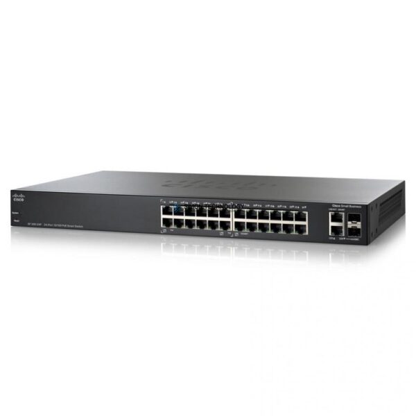 Cisco Cisco Switch Small Business 24x 100Mbit PoE 2x RJ45 2x SFP 1GbE - (SLM224PT)