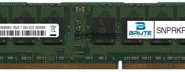 Оперативная память Dell ORTIAL 8GB (1X8GB) 1RX4 PC3L-12800R DDR3-1600MHZ MEMORY KIT (SNPRKR5JC/8G-OT)