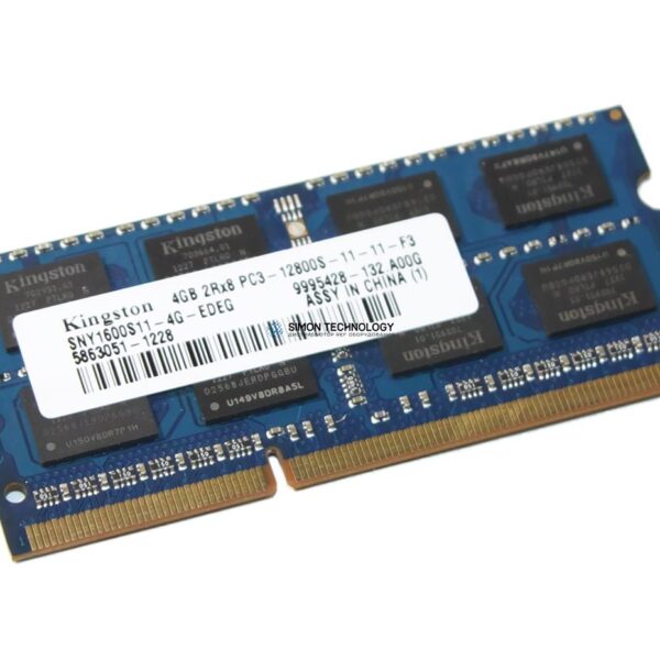 Оперативная память Kingston KINGSTON 4GB (1*4GB) 2RX8 PC3-12800S DDR3-1600MHZ SODIMM (SNY1600S11-4G-EDEG)