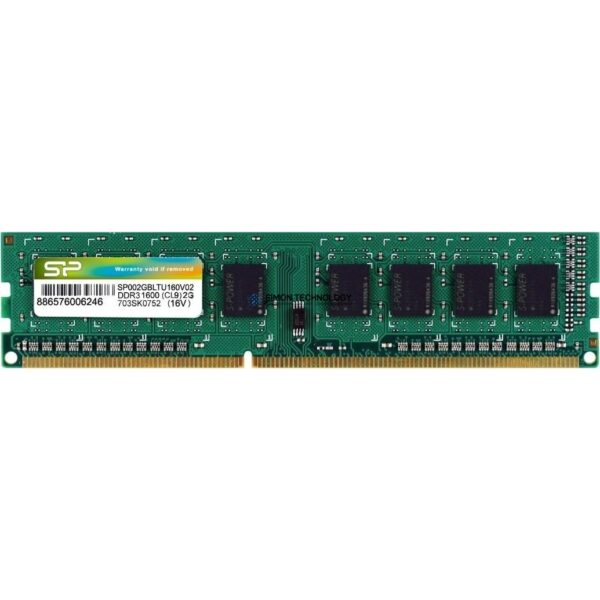 Оперативная память Silicon Graphics SP 2GB (1*2GB) PC3-12800U DDR3-1600MHZ UDIMM (SP002GBLTU160V02)