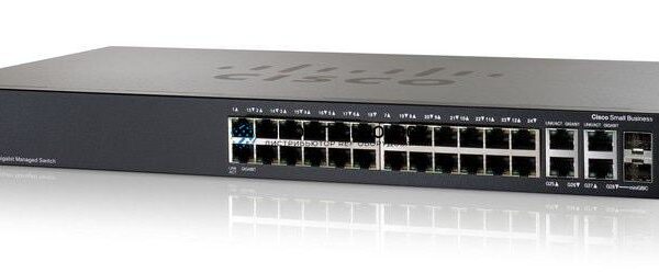 Коммутатор Cisco Cisco RF SG300-28 28-port Gigabit Managed Switch (SRW2024-K9-EU-RF)