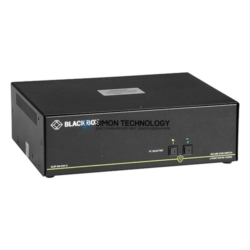 Black Box Black Box NIAP 3.0 KVM Switch. Dual-Head (SS2P-DH-DVI-U)